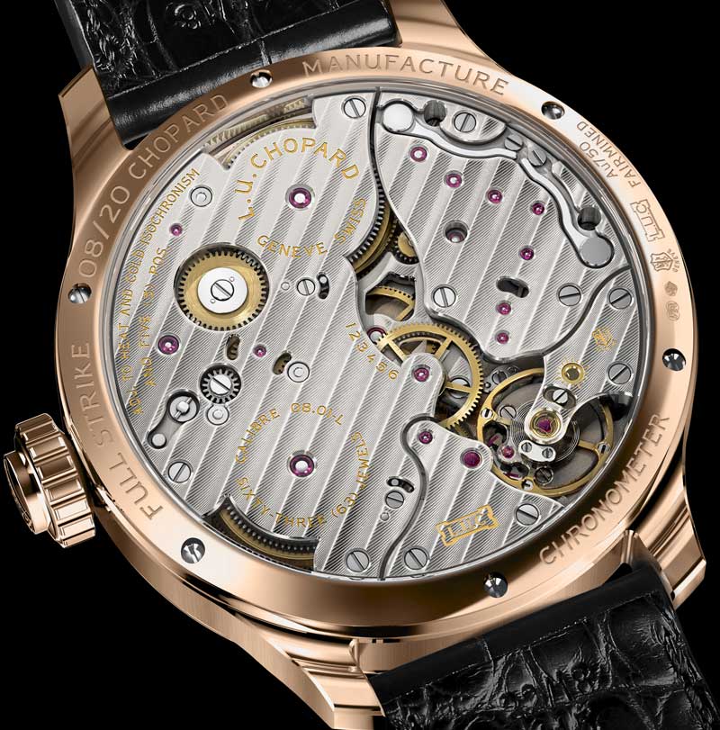 Chopard Full Strike L.U.C montre r p tition minute Rotekson